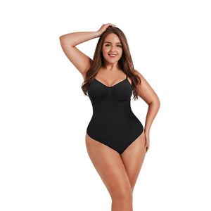 Seamless Bodysuit Shapewear Backless Thong with Tummy Control Winteres