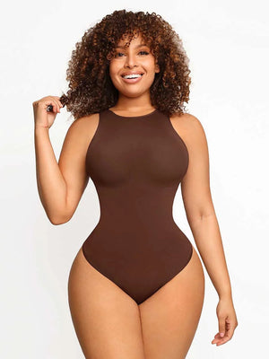 One Piece Tops Seamless Body Shaper - Seamless Thong Bodysuit Shapewear Winteres