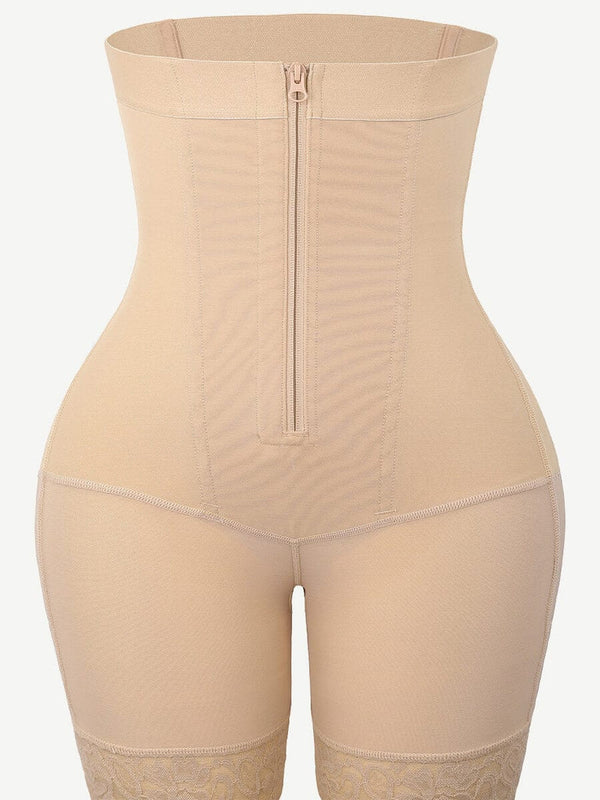 Butt Lift High Waisted Shapewear Shorts with Four Steel Bones Winteres