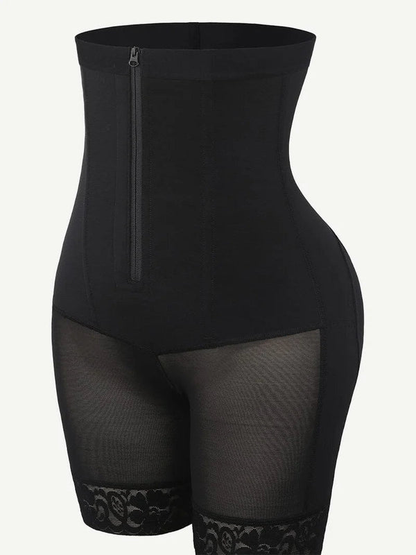 Butt Lift High Waisted Shapewear Shorts with Four Steel Bones Winteres