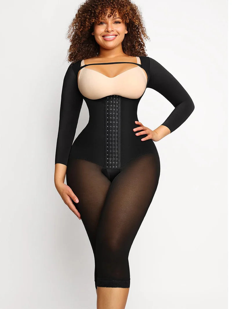 Full Body Shaper Butt Lifter Hooks Design Seamless Bodysuit Shapewear Winteres