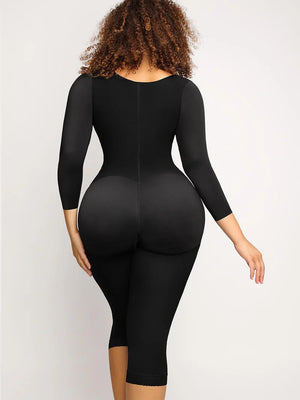 Full Body Shaper Butt Lifter Hooks Design Seamless Bodysuit Shapewear Winteres