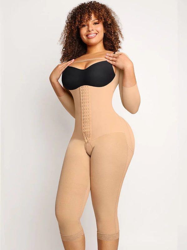 Full Body Shaper Butt Lifter Hooks Design Seamless Bodysuit Shapewear Winteres