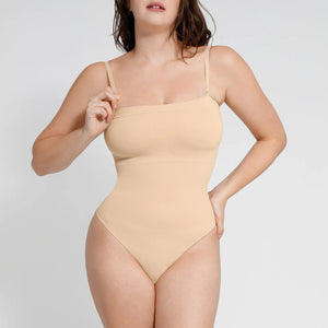 Strapless Thong Bodysuit – Sculpting Tube Top Shapewear Winteres