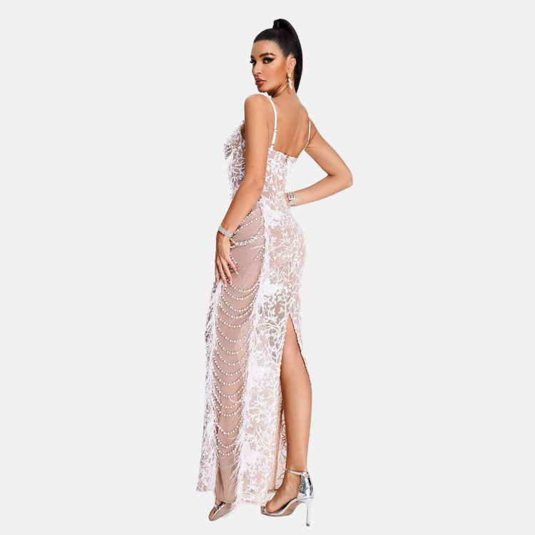 Jemima Beaded Maxi Dress Winteres