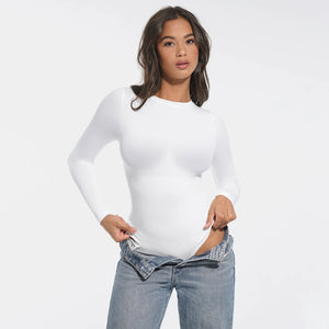 Latest Style Butt Lift Tummy Control Shaping Long Sleeve Bodysuit Winteres