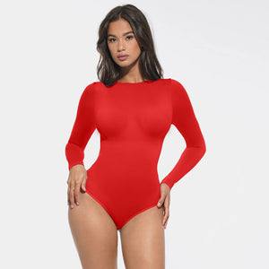 Latest Style Butt Lift Tummy Control Shaping Long Sleeve Bodysuit Winteres