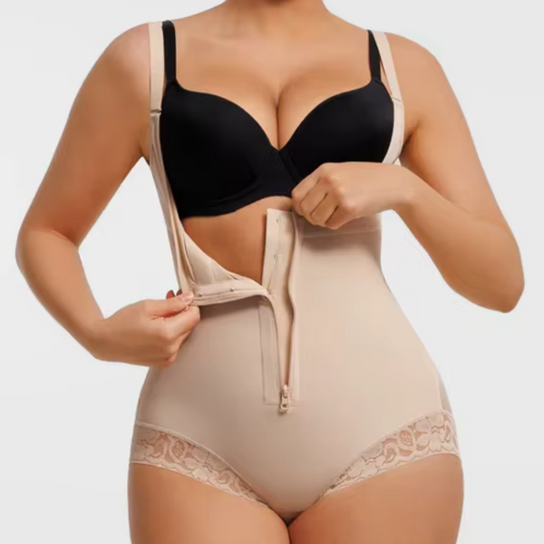 Lace Shapewear Bodysuit – Front Hooks, Tummy Control & Butt Lifter Winteres