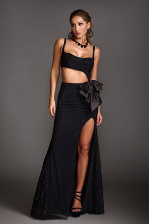 Ulrishka Glamorous High Slit Dress Winteres