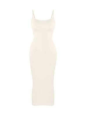 Shapewear  Dress Sleeveless Midi Long Bodycon Casual Winteres
