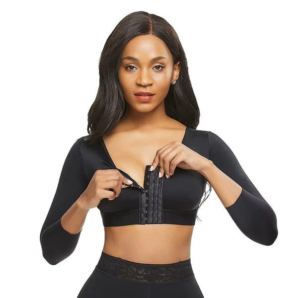 Arm Shaper Compression Sleeves with Front Closure Bra Winteres