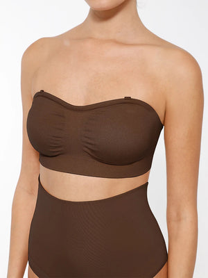 One Piece Breathable Seamless Strapless Wireless Breast Winteres