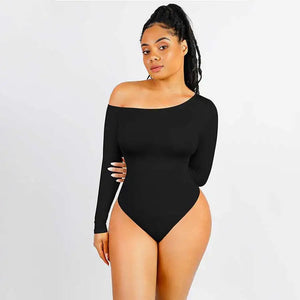 Tummy Tuck Slimming Long Sleeve Bodysuit – Sculpting Shapewear Winteres