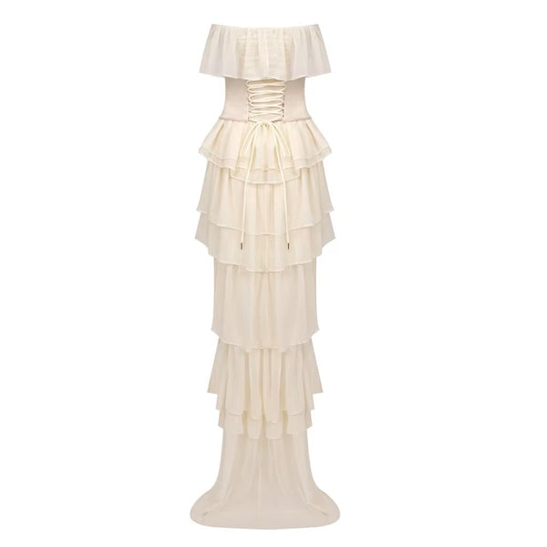 2 Pieces Elegant and Pretty Lace-Up Corset Winteres