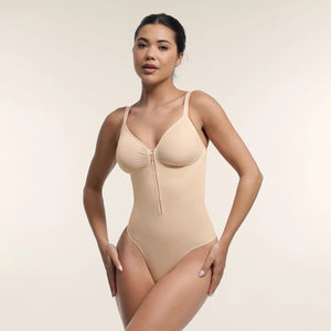 Tummy Control Seamless Bodysuit – Shaping with Zippered Winteres