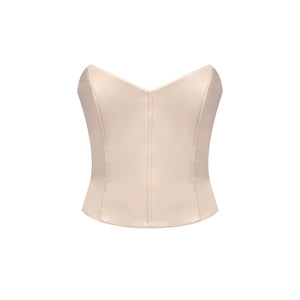 Beige waist trainer on a white background