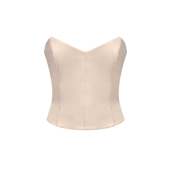 Beige waist trainer on a white background