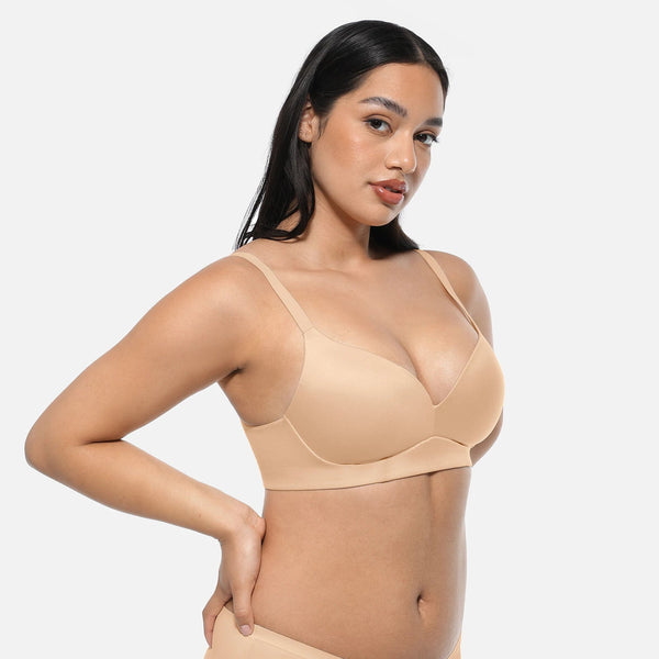 Invisible Breathable Bra 3/4 Cup Soft Push up Winteres