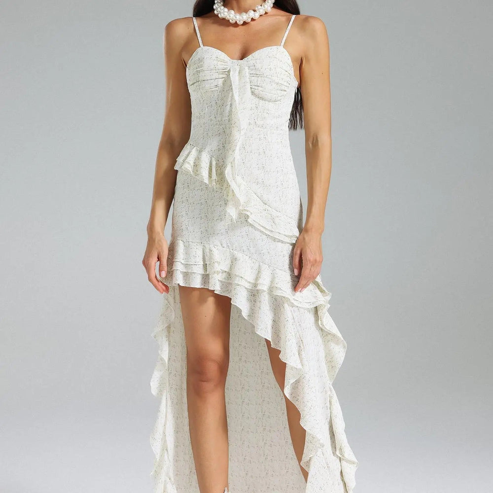 Secyij Ruffled Skew Mni Dress Winteres