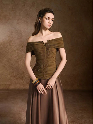 Inlaida pleated Maxi dress Winteres