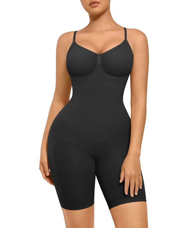 Mid-Thigh Bodysuit Shaper – Abdominal & Tummy Control Shapewear Winteres