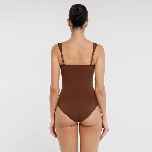 Diamond Neck Seamless Shapewear Bodysuit Tummy Control Body Winteres