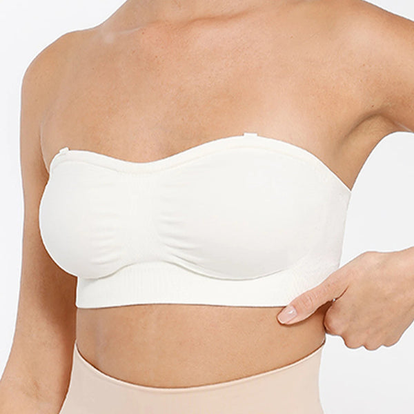 One Piece Breathable Seamless Strapless Wireless Breast Winteres