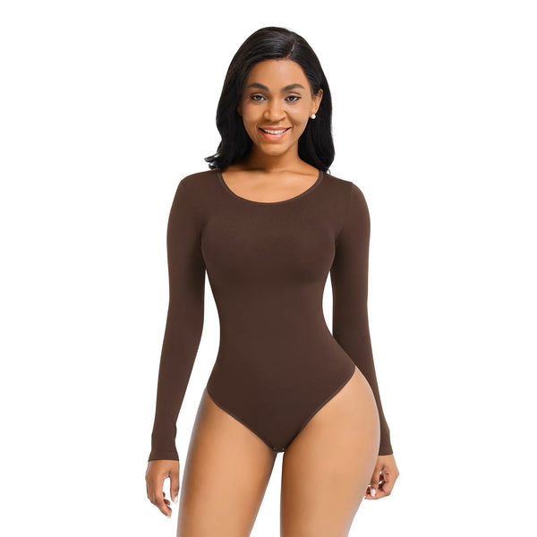Workout Shapewear Bodysuit – Long Sleeve & Slimming Winteres
