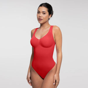 Eco-Friendly Diamond Neck Seamless Shaper Bodysuit Winteres
