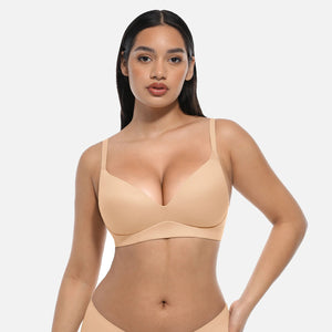 Invisible Breathable Bra 3/4 Cup Soft Push up Winteres