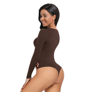 Workout Shapewear Bodysuit – Long Sleeve & Slimming Winteres
