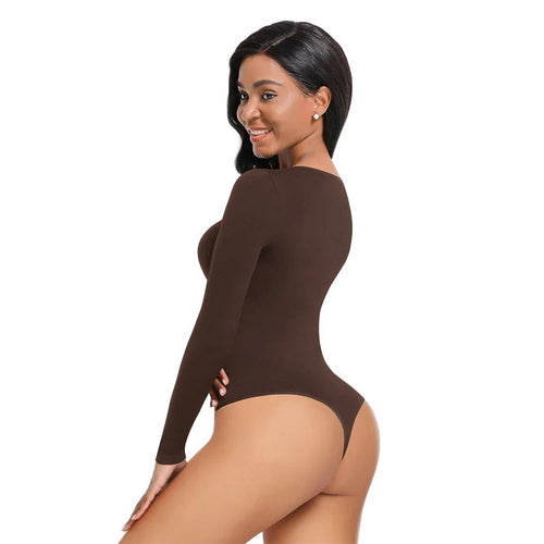 Workout Shapewear Bodysuit – Long Sleeve & Slimming Winteres