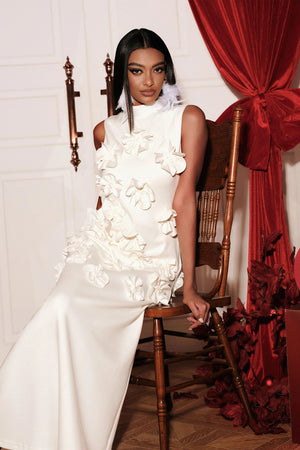 Haley Flowers A-swing Maxi Dress Winteres