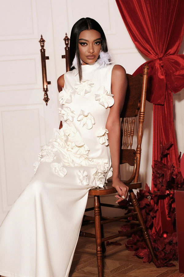 Haley Flowers A-swing Maxi Dress Winteres