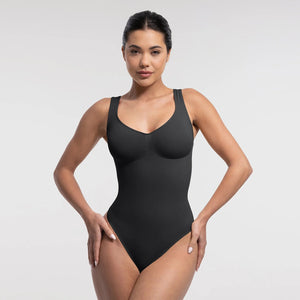 Eco-Friendly Diamond Neck Seamless Shaper Bodysuit Winteres