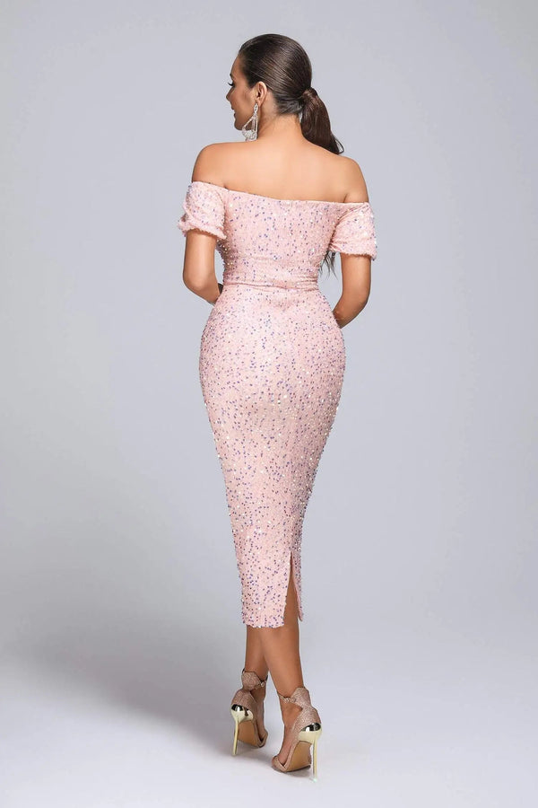 Pinky Midi Sequin Dress Winteres