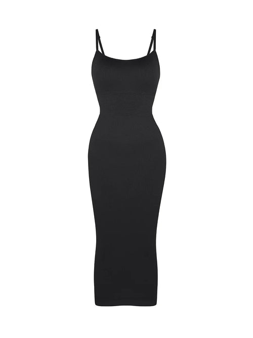 Shapewear  Dress Sleeveless Midi Long Bodycon Casual Winteres