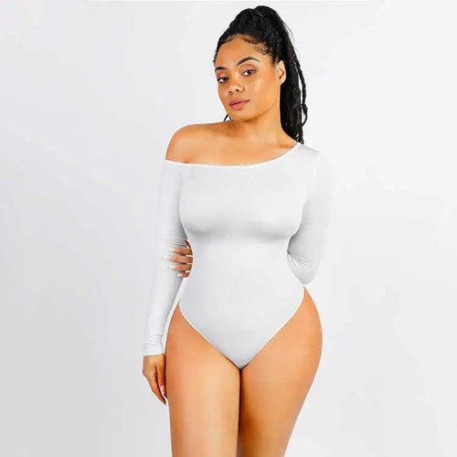 Tummy Tuck Slimming Long Sleeve Bodysuit – Sculpting Shapewear Winteres