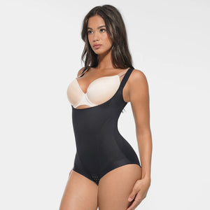 Shapewear Tummy Control Antibacterial Tights Button Crotch Bodysuit Winteres