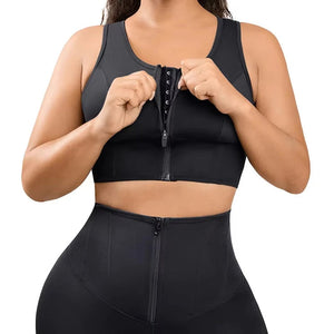 Zip-up shaping sports bra – Shock-resistant and optimal support Winteres