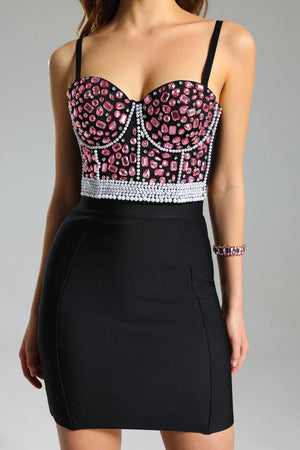 Marne Diamante Pearls Top Winteres