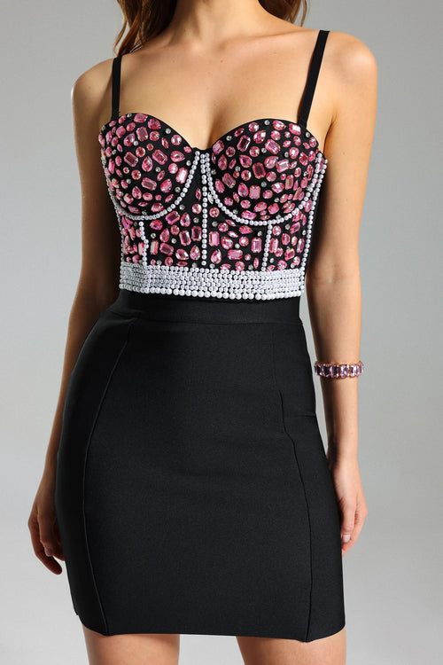 Marne Diamante Pearls Top Winteres