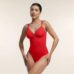 Tummy Control Seamless Bodysuit – Shaping with Zippered Winteres