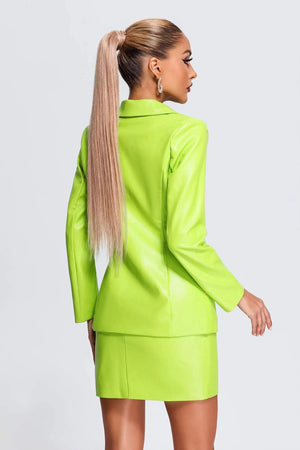 Two Pieces Blazer and Skirt Set Winteres