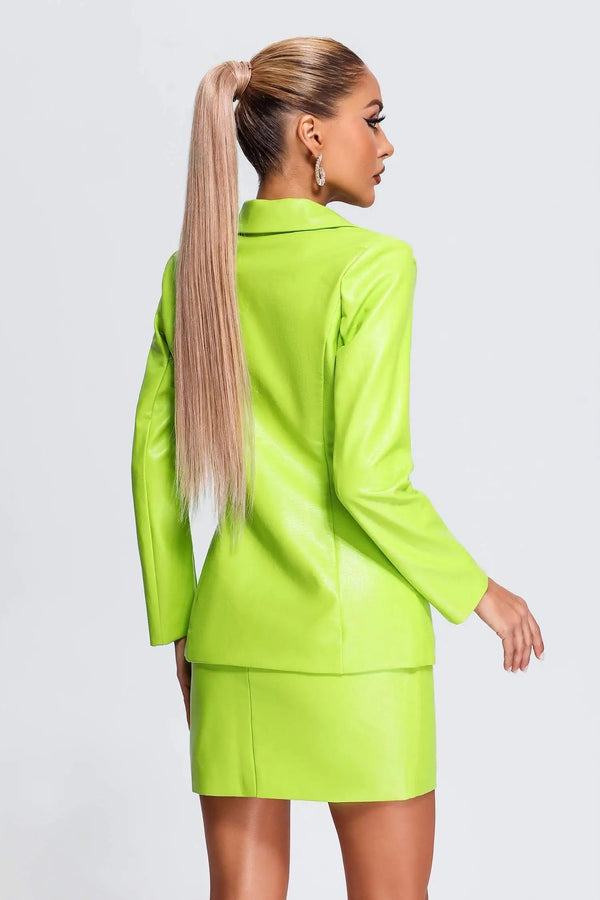 Two Pieces Blazer and Skirt Set Winteres