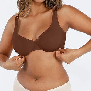 Seamless underwired push-up bra with V-neck Winteres
