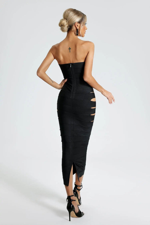 Claire Strapless Midi Dress Winteres