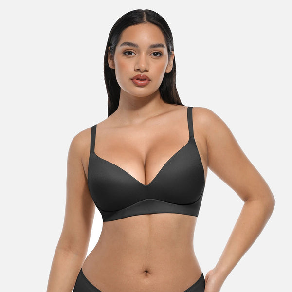 Invisible Breathable Bra 3/4 Cup Soft Push up Winteres
