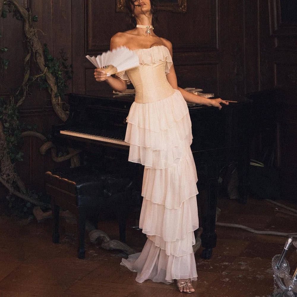 2 Pieces Elegant and Pretty Lace-Up Corset Winteres