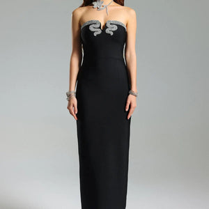 Nunna Diamond Strapless Dress Winteres
